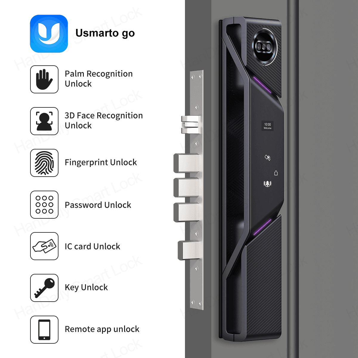 دستگیره هوشمند مدل F8 تصویر 2