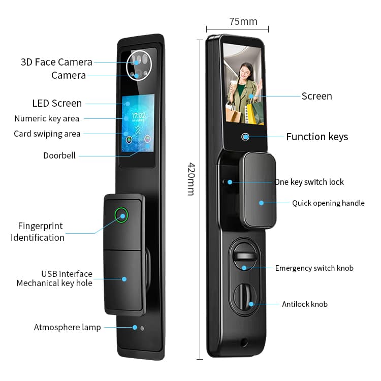 دستگیره هوشمند مدل P15 تصویر 3